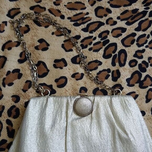Vtg. Gold Lame Evening Bag, New - Picture 2 of 7
